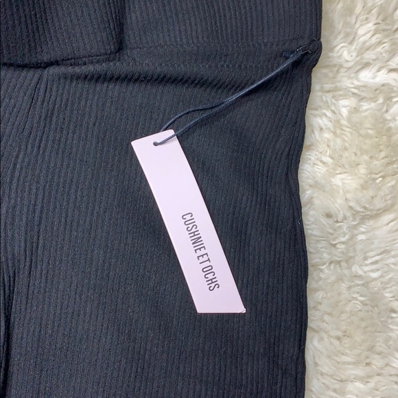 Cushnie High Waisted Flare Lounge Pants - Picture 6 of 7